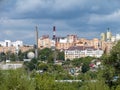 The landscape of the city of Kaluga in Russia.
